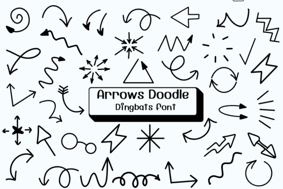 Arrows Doodle: A Font for Creative Expression