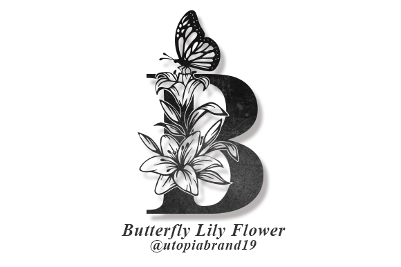 Butterfly Lily Flower: A Beautiful Font for Digital Design