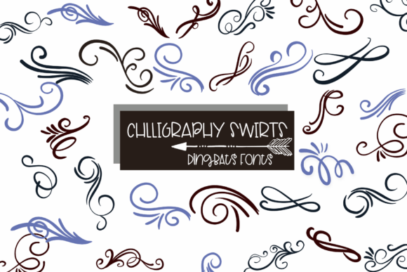 Calligraphy Swirls: A Versatile Font for Editorial Design