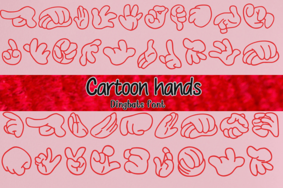 Cartoon Hands: A Cute Font for Creative Branding