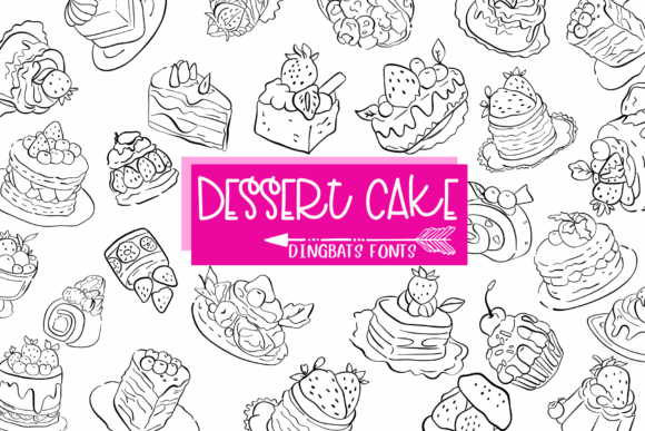 Dessert Cake Font: A Sweet Addition to Your Design Toolkit