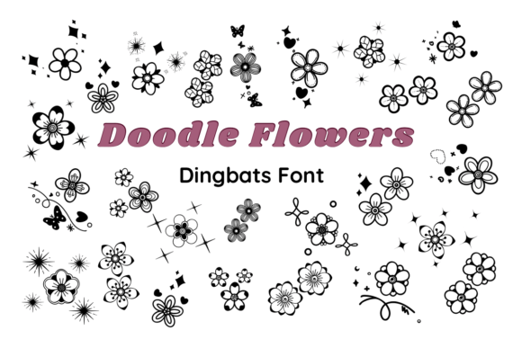 Doodle Flowers: A Versatile Font for Creative Campaigns