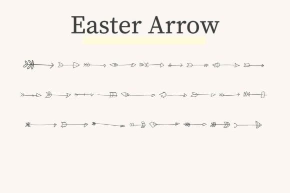 Easter Arrow: A Versatile Font for Creative Web Design