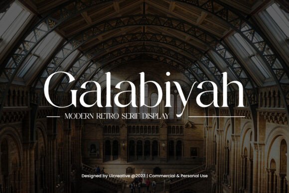 Galabiyah: A Serif Font That Elevates Digital Design