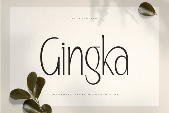 Gingka: The Serif Font That Elevates Your Brand’s Visual Voice