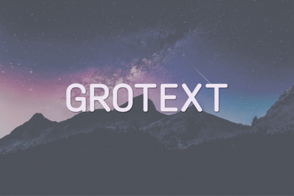 Grotext: The Font That Elevates Your Brand