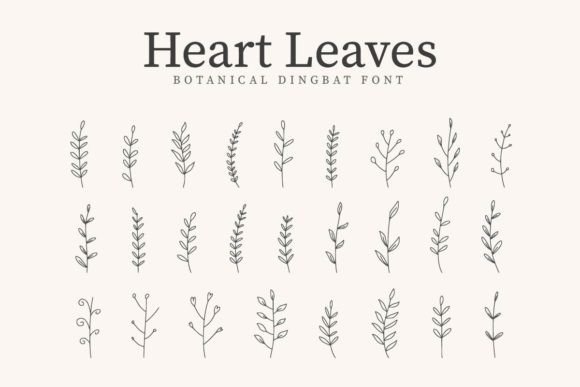 Heart Leaves: A Font for Emotional Design