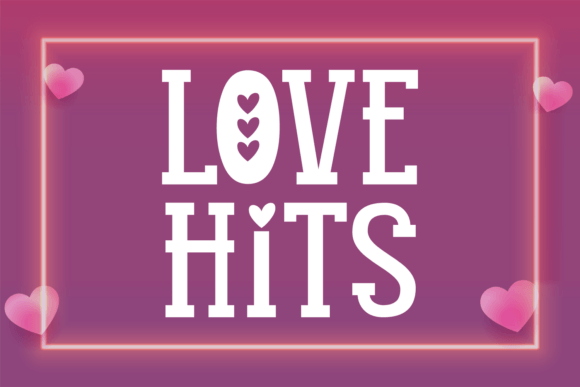 Love Hits: A Font for Heartfelt Branding