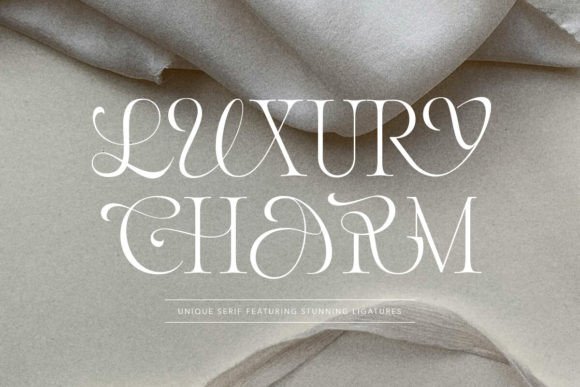 Luxury Charm: A Serif Font for Timeless Branding