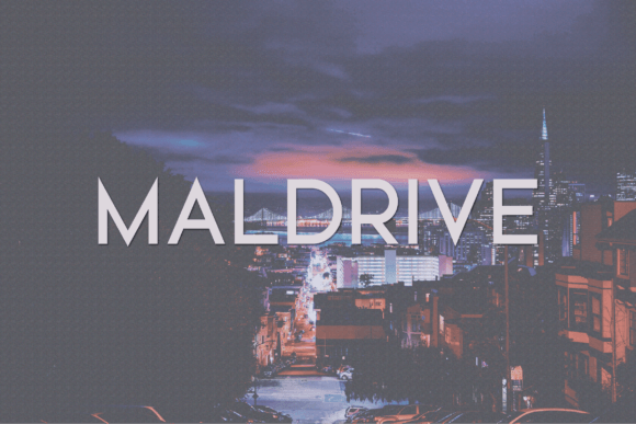 Maldrive: A Modern Sans Serif for Branding Projects