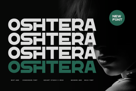 Oshtera: A Bold Sans Serif for Crafters and Designers