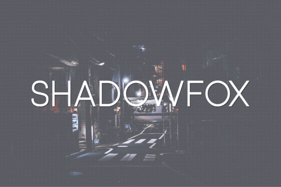 Shadowfox: A Font That Speaks to the Modern Brand