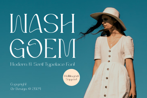 Washgoem: The Serif Font That Elevates Your Digital Brand