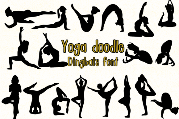 Yoga Doodle: A Creative Font for Editorial Design